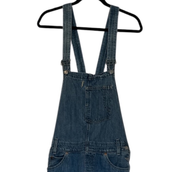 Levi’s Heritage Medium Wash Open Back Denim Overalls Size S - Picture 3 of 15